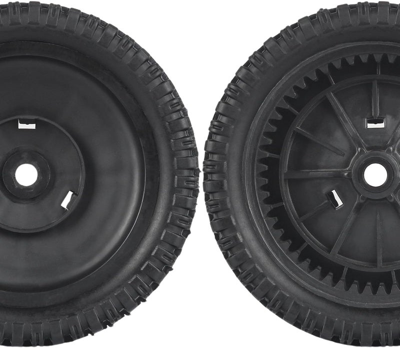 GICOOL 180775 180773 72-077 Front Wheels, 8 Inch Wheels Fit for Craftsman AYP MTD Lawn Mower, Black, Pack of 2 - Image 4